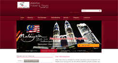 Desktop Screenshot of akhtartravel.com